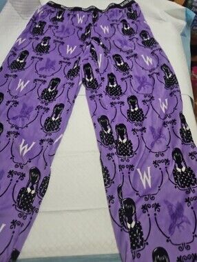 Wednesday Purple Patterned PJ Pants
